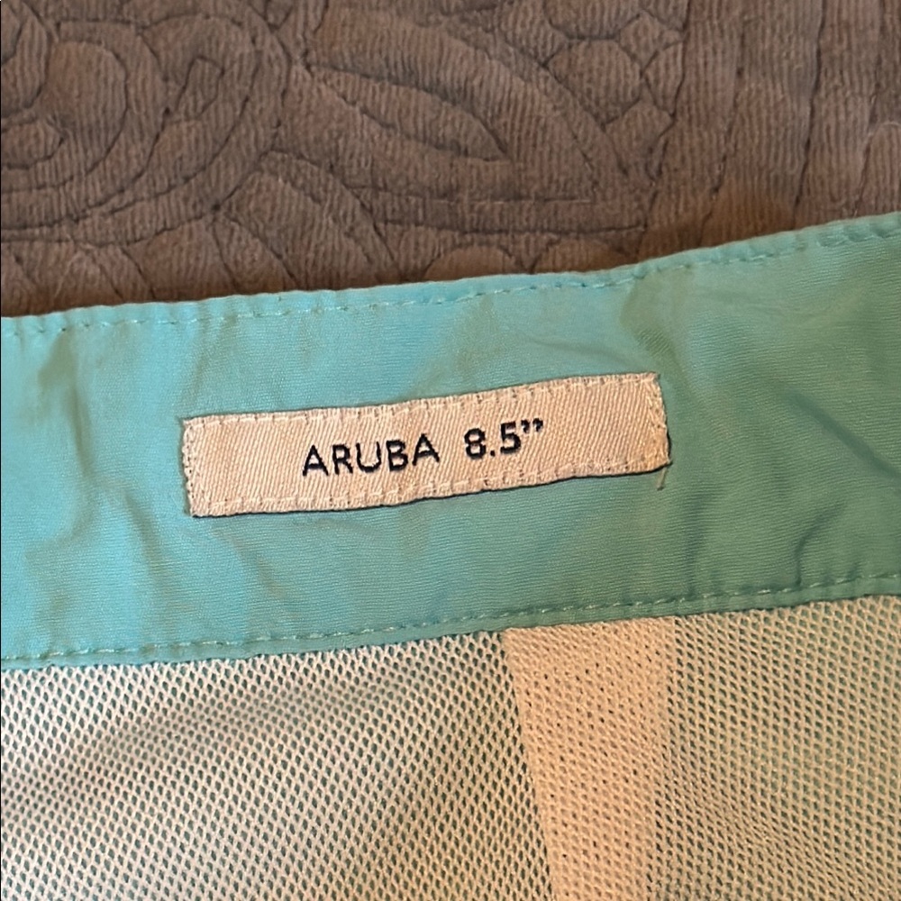 Men's Light Blue Swim Board Shorts - Picture 6 of 9